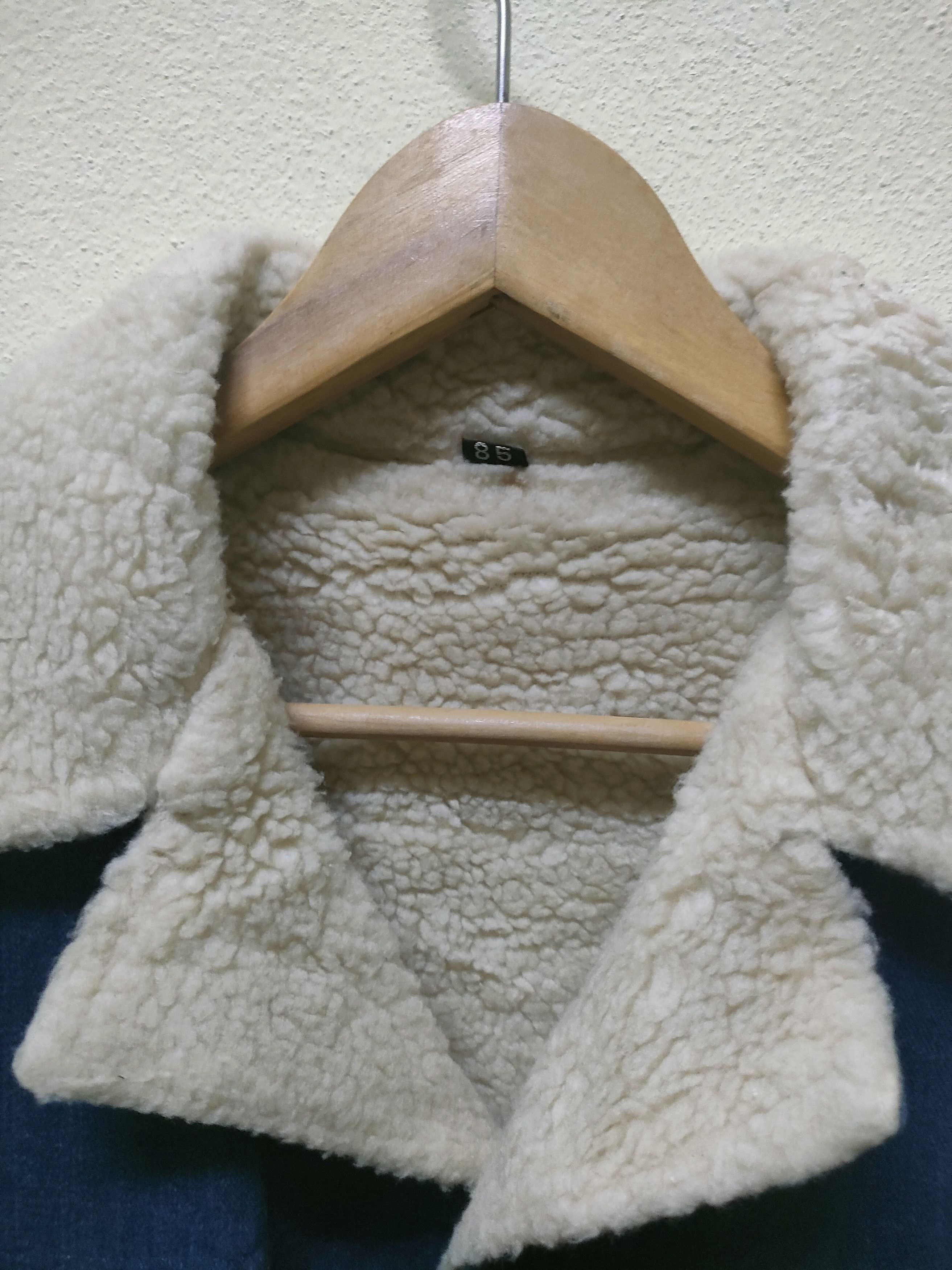 Indigo Denim Sherpa Duffle Jacket Size US M / EU 48-50 / 2 - 9 Thumbnail