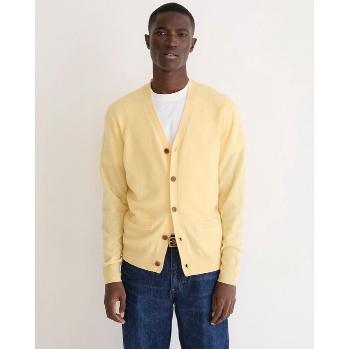 J crew hot sale yellow sweater