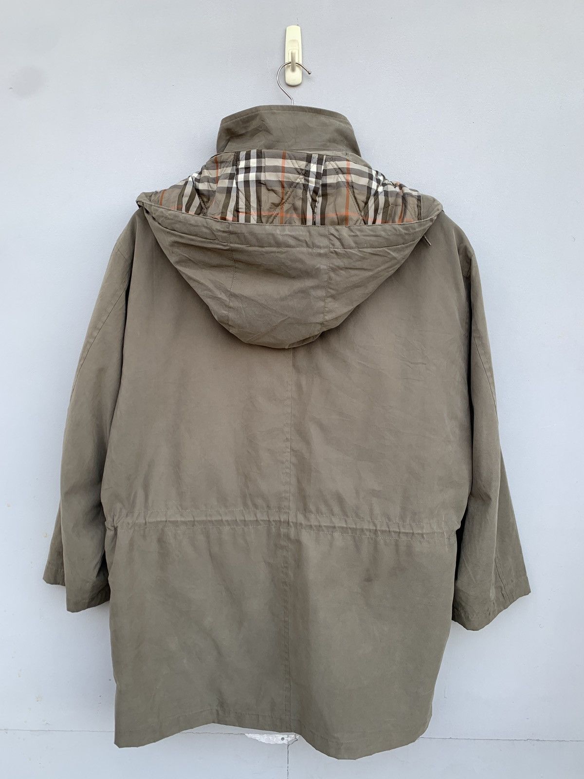 Burberry × Vintage Burberry Nova Check Beige Vintage Double Inner Jacket Size US S / EU 44-46 / 1 - 5 Thumbnail