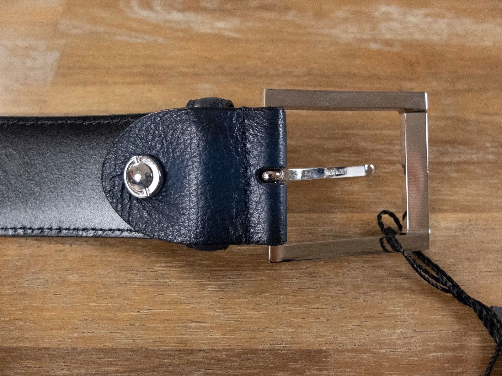 Barrett BARRETT blue leather belt authentic - Size 110 - NWT Size 44 - 3 Thumbnail