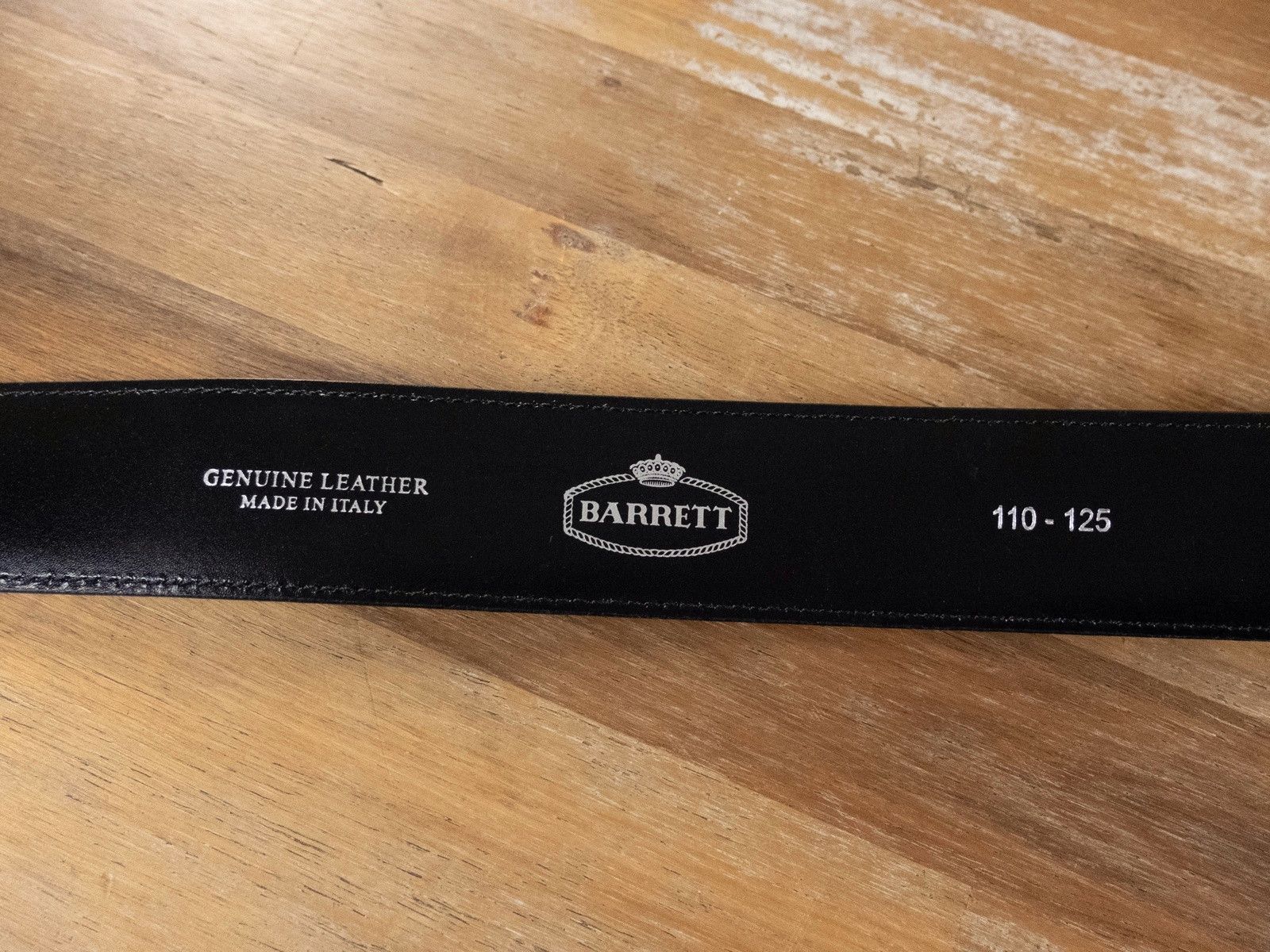 Barrett BARRETT blue leather belt authentic - Size 110 - NWT Size 44 - 5 Thumbnail