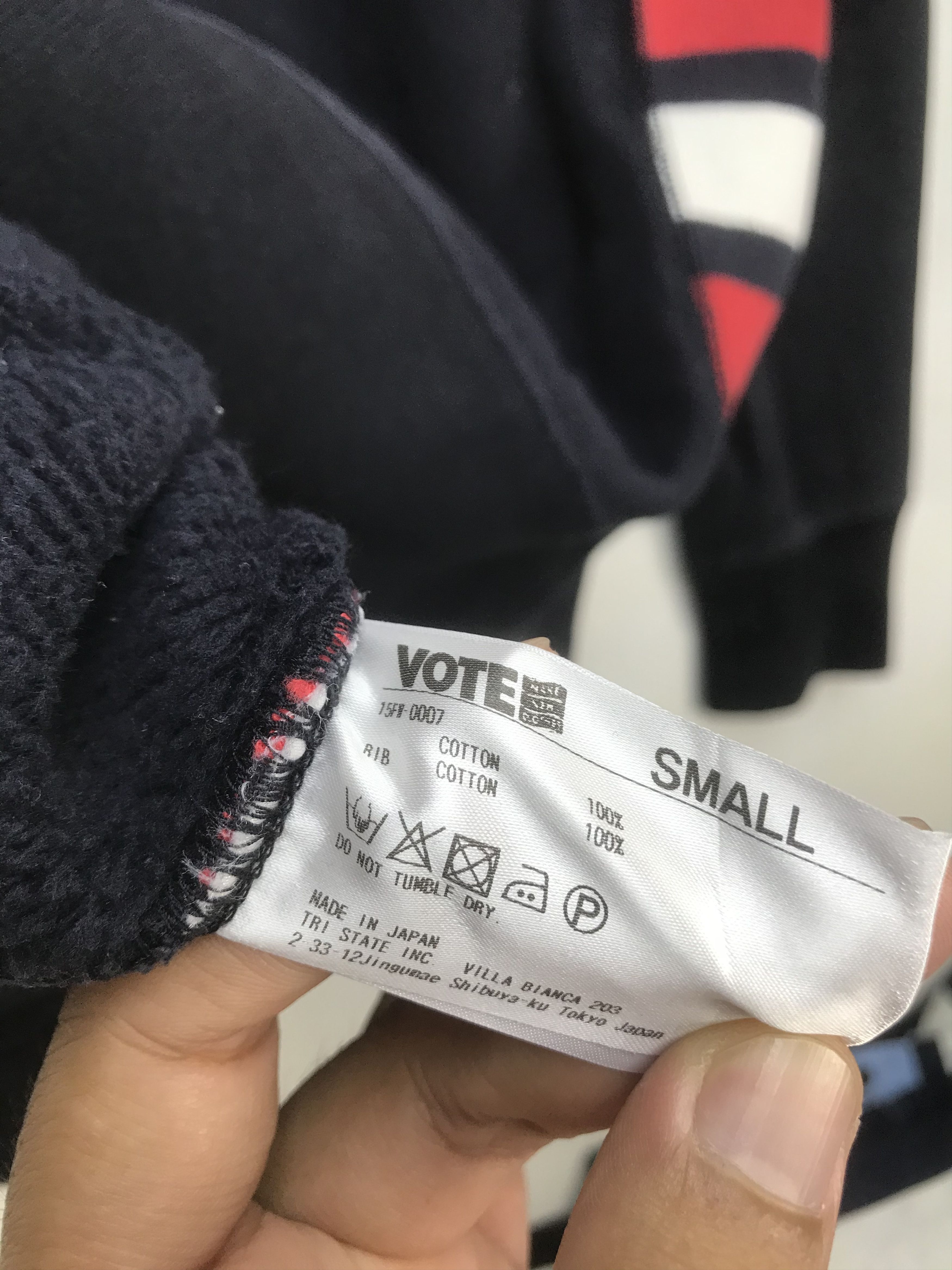 Japanese Brand VOTE REVERSE WEAVE STYLE SIZE S FIT L Size US L / EU 52-54 / 3 - 5 Thumbnail