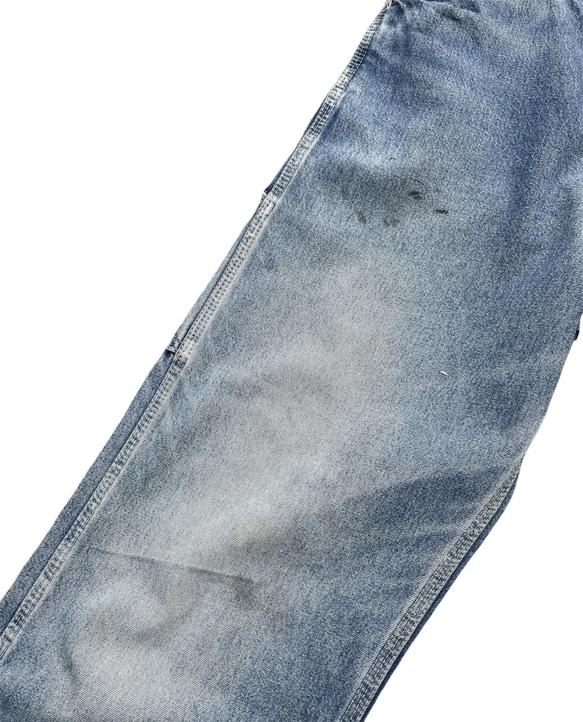 If Six Was Nine × Le Grande Bleu (L.G.B.) × Vintage Big Smith Vintage 70’s Carpenter Aging Faded Denim Size US 28 / EU 44 - 5 Thumbnail