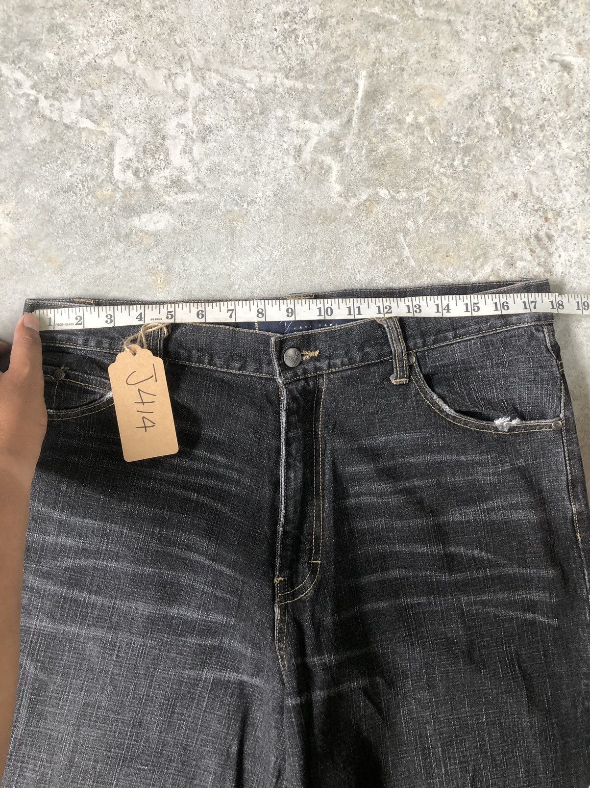 Karl Kani Japanese Karl Kani Embroidered Jeans Baggy Jeans Hip Hop Size US 35 - 17 Thumbnail