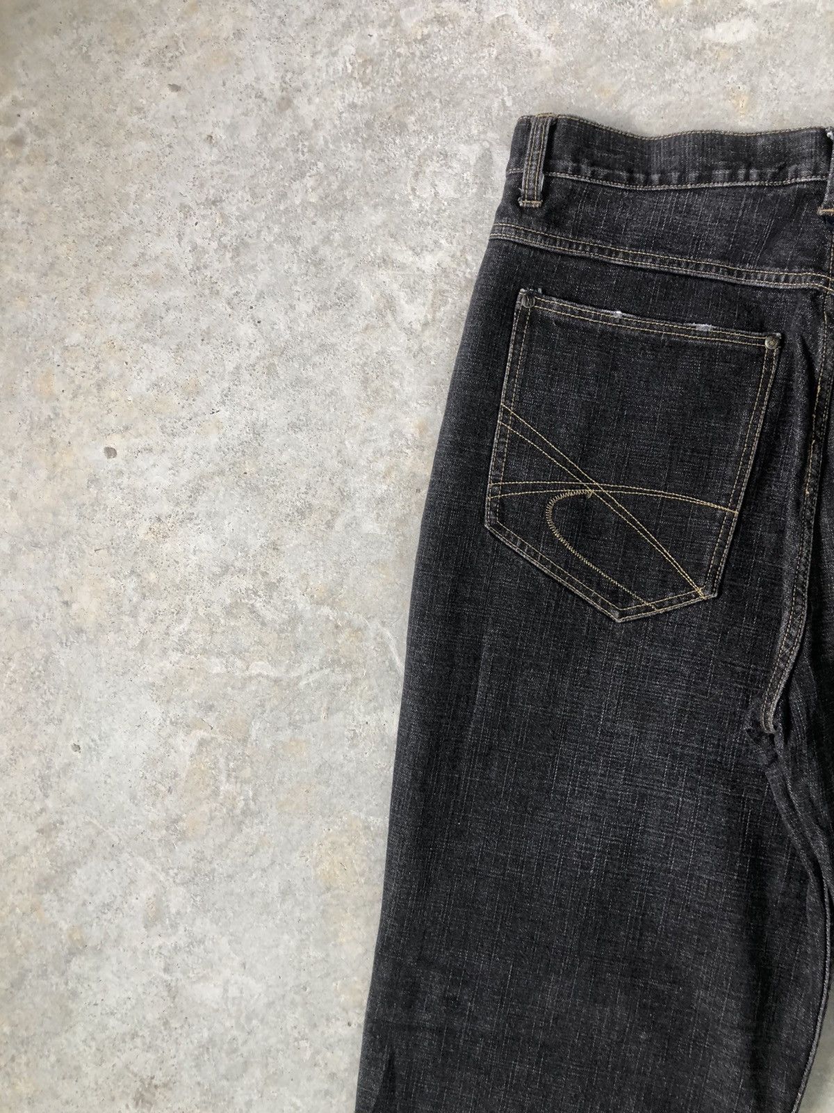 Karl Kani Japanese Karl Kani Embroidered Jeans Baggy Jeans Hip Hop Size US 35 - 11 Thumbnail