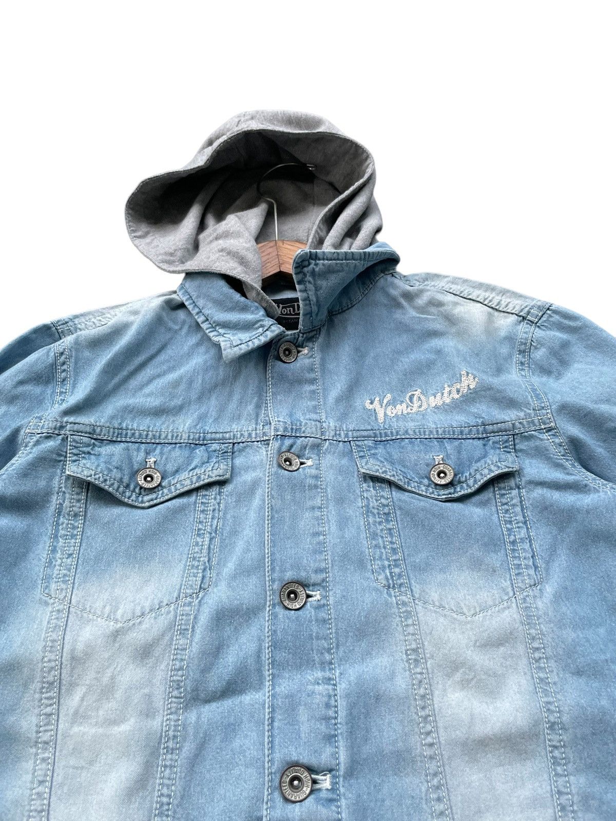 Von Dutch Von Dutch Hoodie Denim Jacket Size US M / EU 48-50 / 2 - 8 Thumbnail