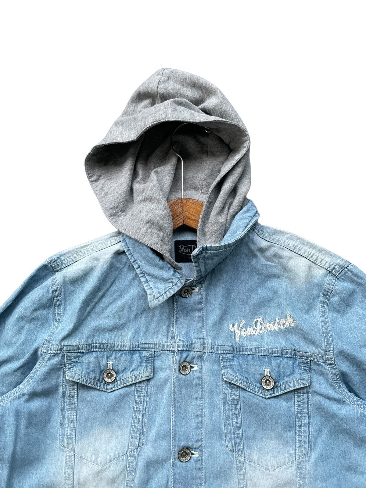 Von Dutch Von Dutch Hoodie Denim Jacket Size US M / EU 48-50 / 2 - 9 Thumbnail