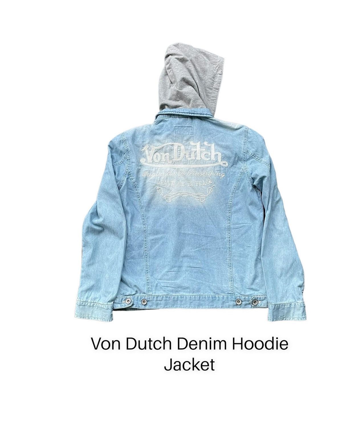 Von Dutch Von Dutch Hoodie Denim Jacket Size US M / EU 48-50 / 2 - 1 Thumbnail