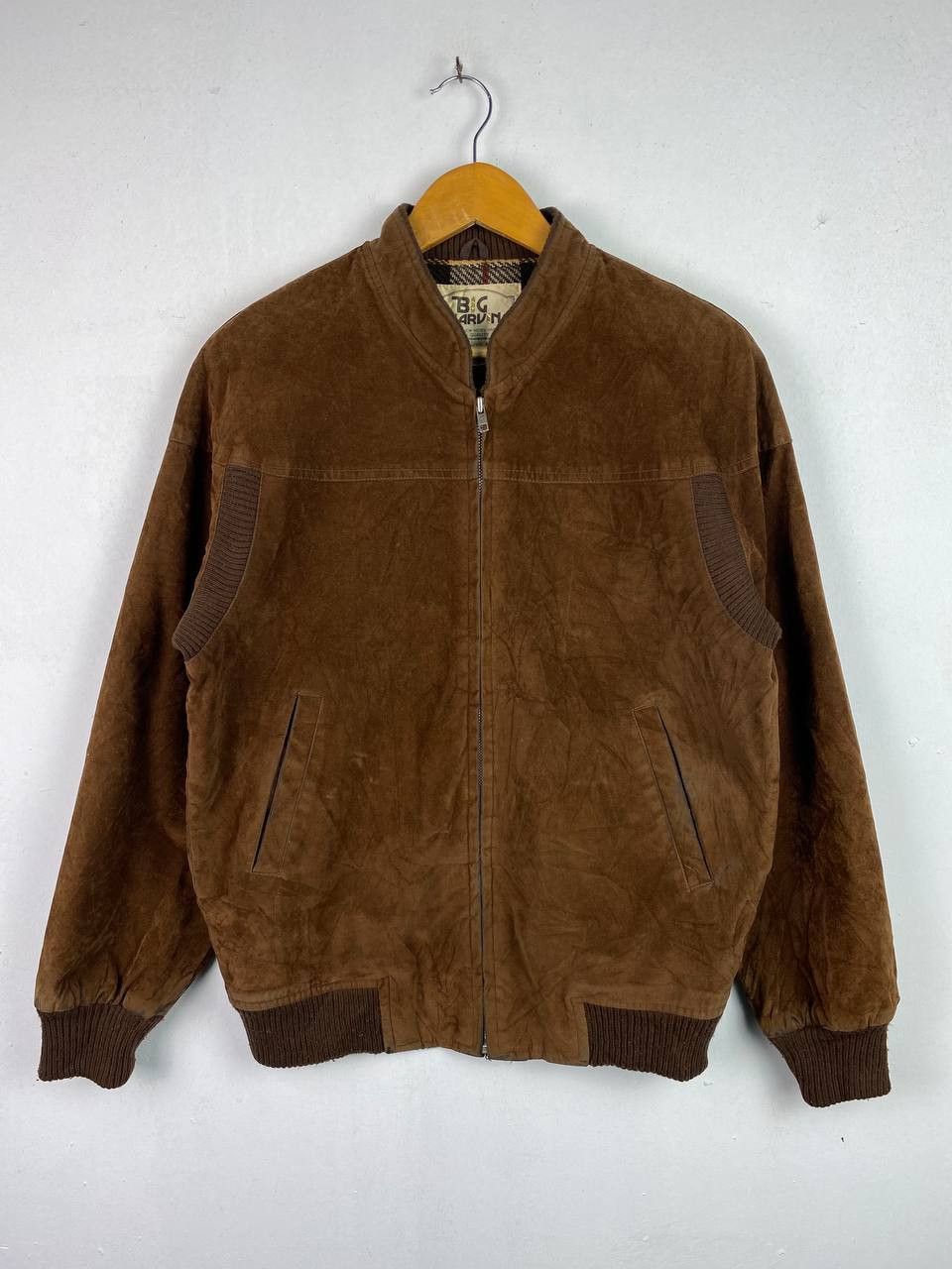 Japanese Brand × Vintage VINTAGE japanese brands velvet jacket wool checkered lining Size US L / EU 52-54 / 3 - 1 Thumbnail