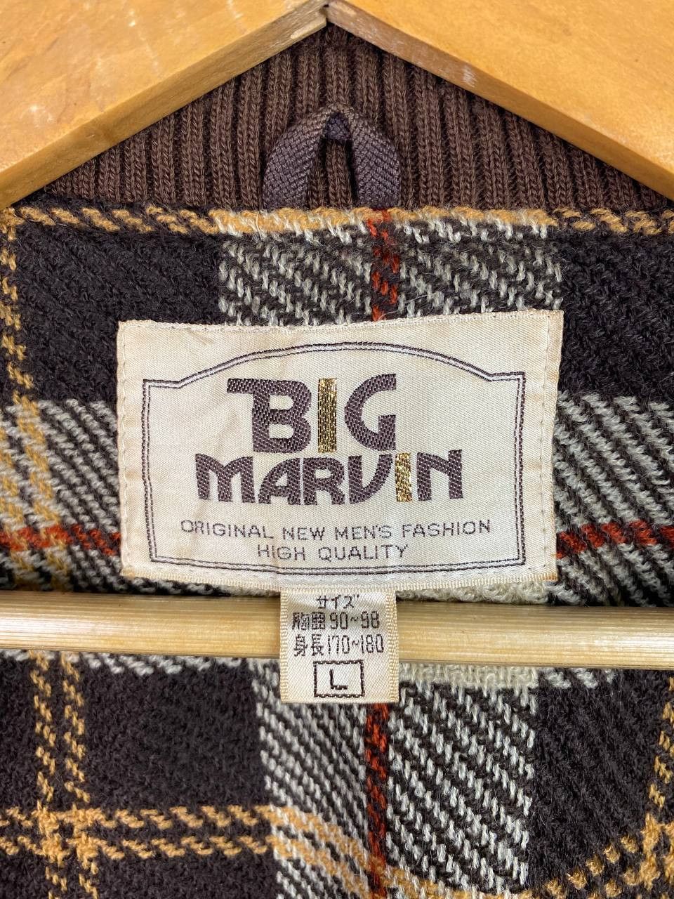 Japanese Brand × Vintage VINTAGE japanese brands velvet jacket wool checkered lining Size US L / EU 52-54 / 3 - 7 Thumbnail
