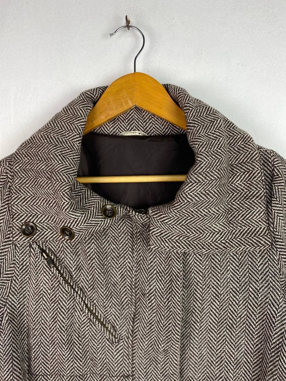 Japanese Brand back number wool jacket nice design Size US M / EU 48-50 / 2 - 2 Thumbnail