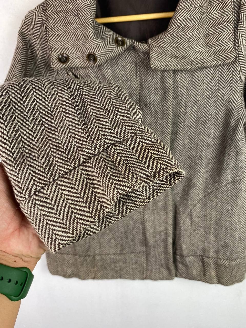 Japanese Brand back number wool jacket nice design Size US M / EU 48-50 / 2 - 5 Thumbnail