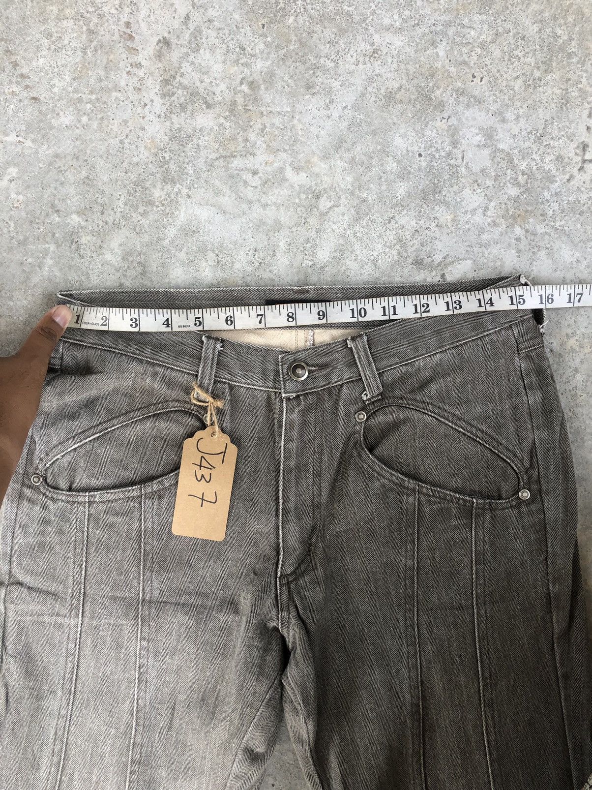 If Six Was Nine 291295 Homme Flared Jeans Distressed Jeans Size US 30 / EU 46 - 17 Thumbnail