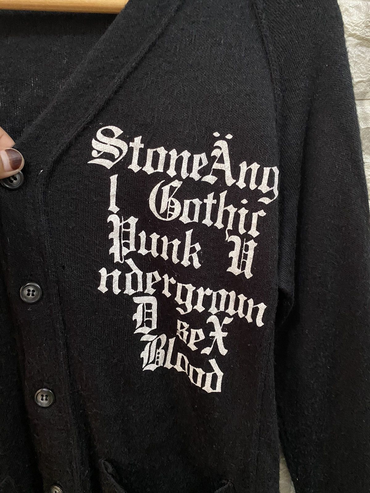 Japanese Brand Stone Angle Button Wear Size M / US 6-8 / IT 42-44 - 6 Thumbnail