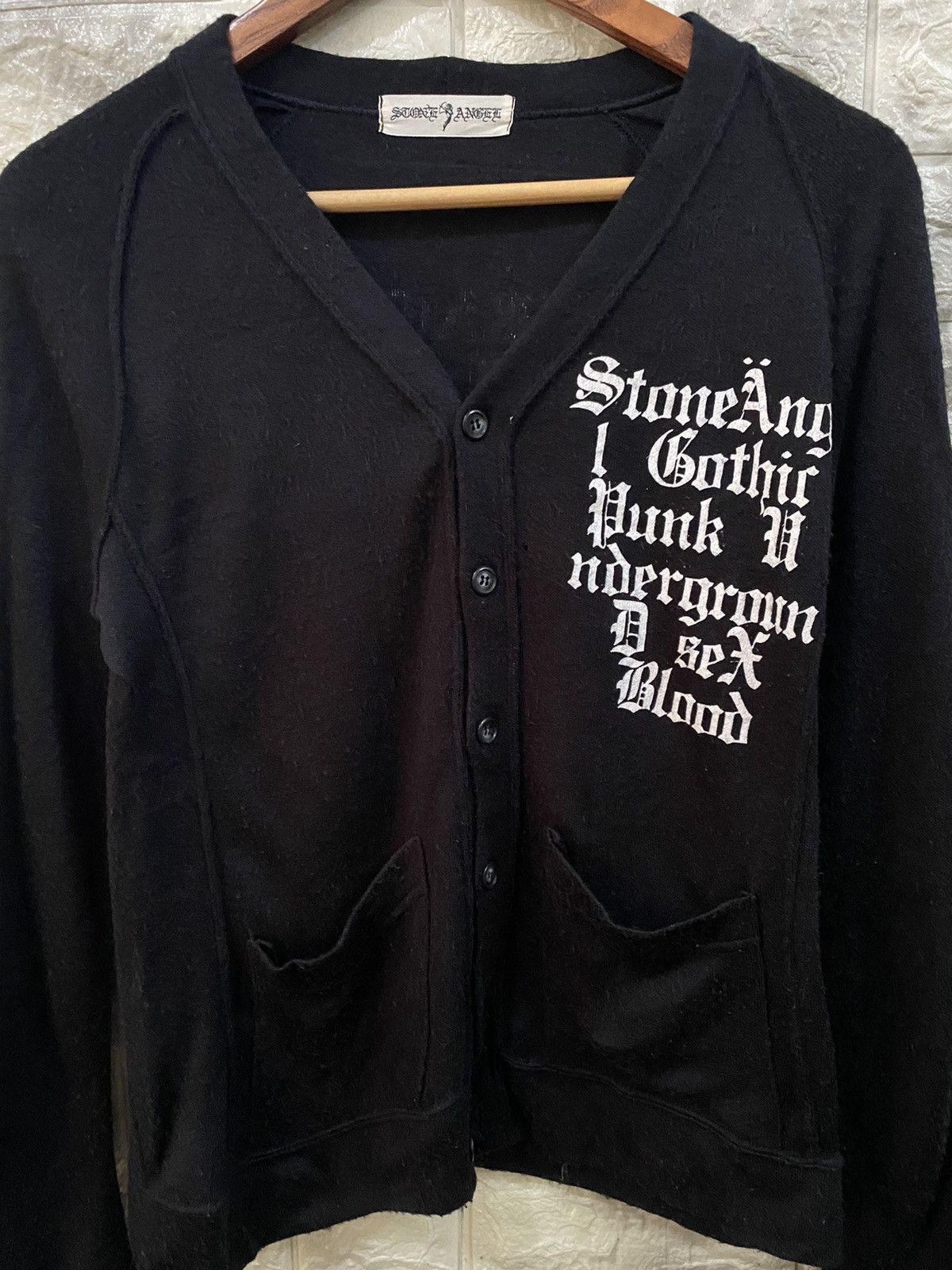 Japanese Brand Stone Angle Button Wear Size M / US 6-8 / IT 42-44 - 3 Thumbnail