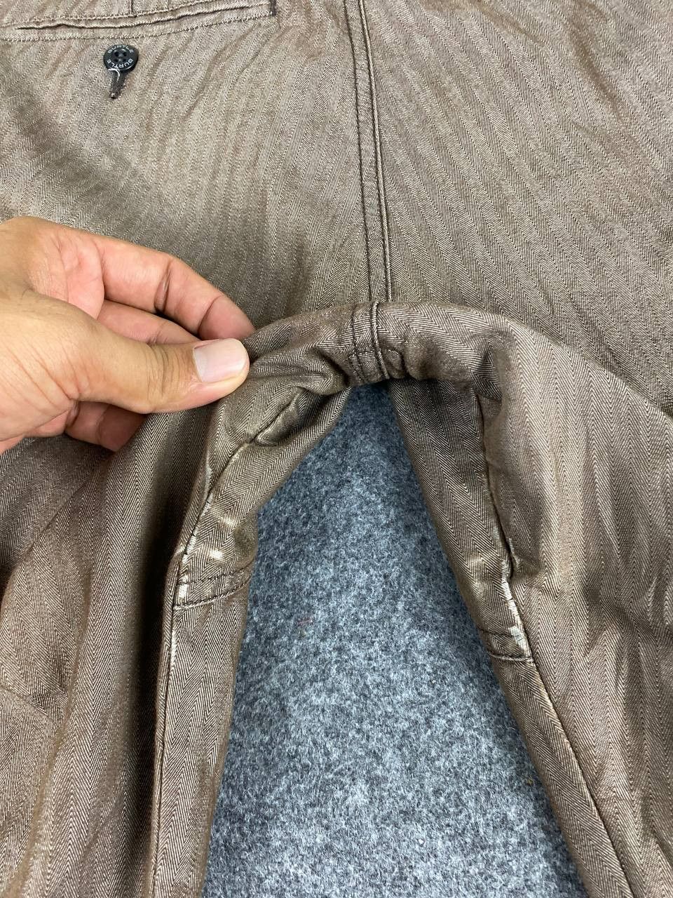 Japanese Brand burtle japanese brands herringbone cargo pants Size US 30 / EU 46 - 8 Thumbnail