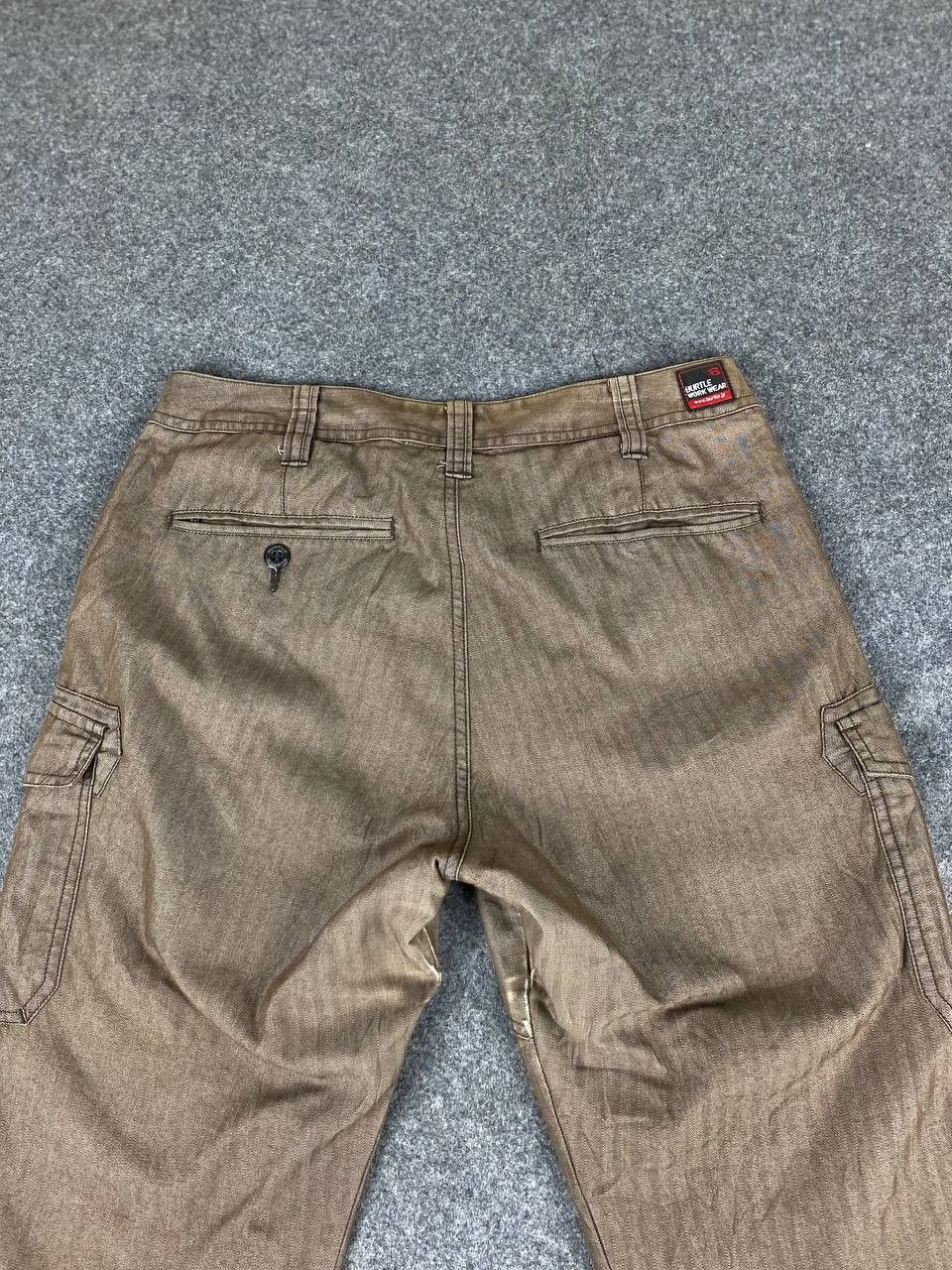 Japanese Brand burtle japanese brands herringbone cargo pants Size US 30 / EU 46 - 2 Thumbnail