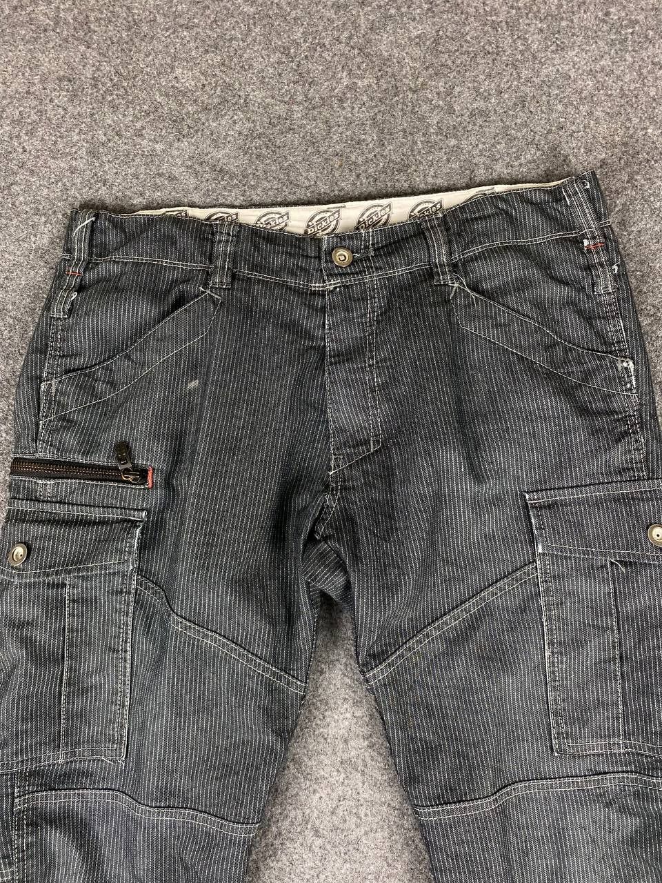 Dickies dickies hickory stripe cargo pants distressed Size US 35 - 7 Thumbnail