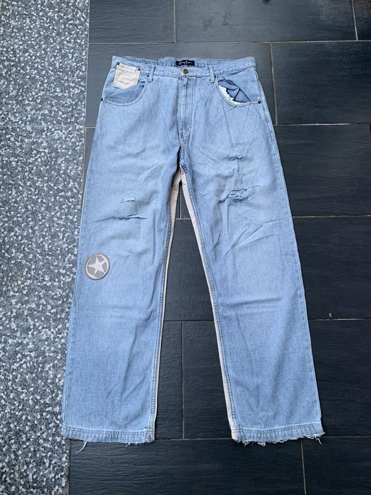 Sean John Distressed Denim