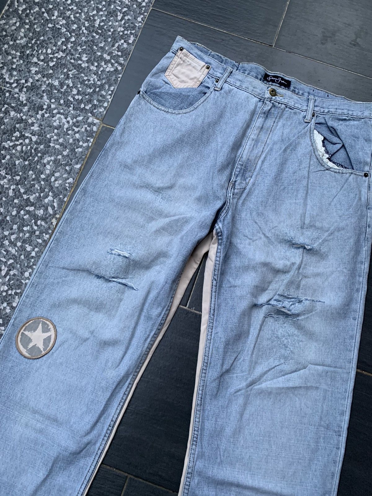 Sean John Sean John Distressed Denim Size US 38 / EU 54 - 4 Thumbnail