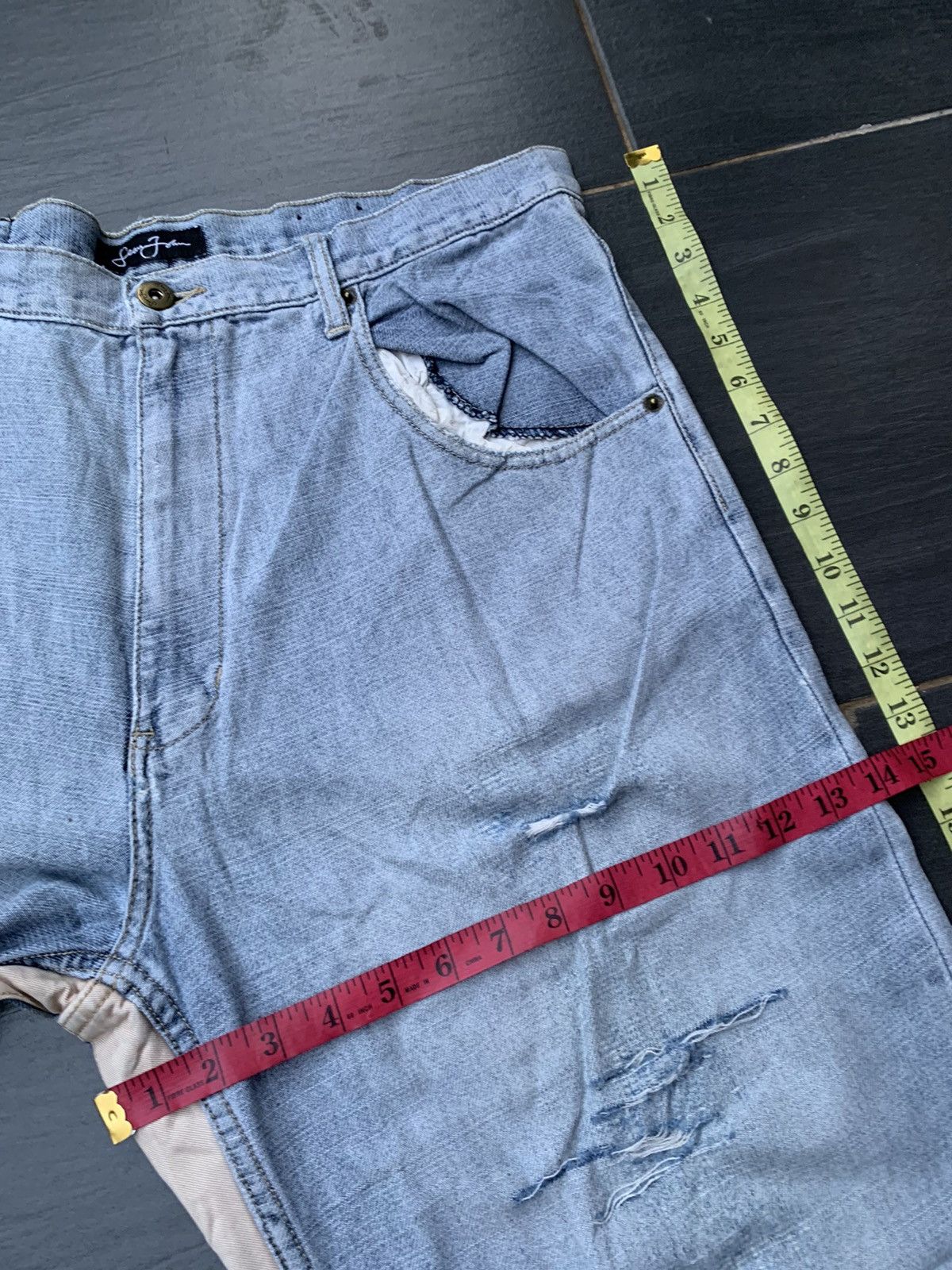 Sean John Sean John Distressed Denim Size US 38 / EU 54 - 14 Thumbnail