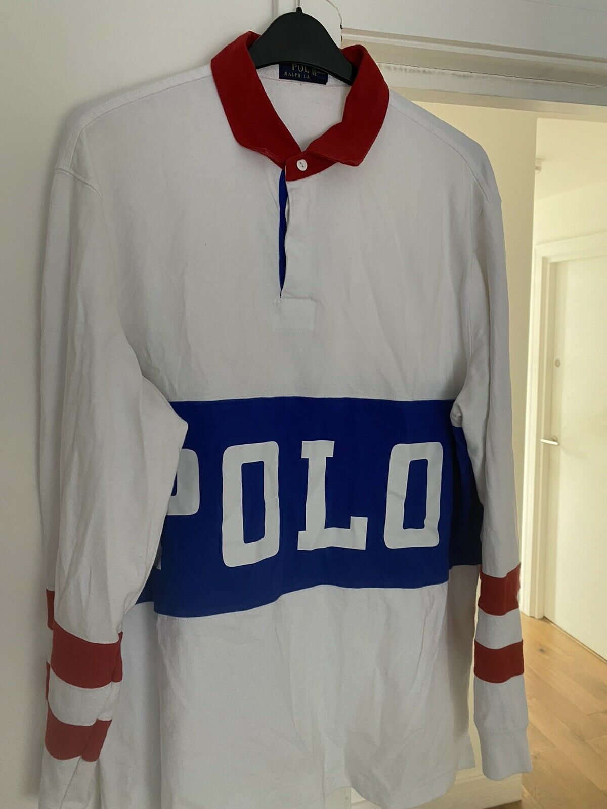 Polo Ralph Lauren POLO RALPH LAUREN POLO TRACK PRINTED RUGBY SHIRT XL Size US XL / EU 56 / 4 - 4 Thumbnail