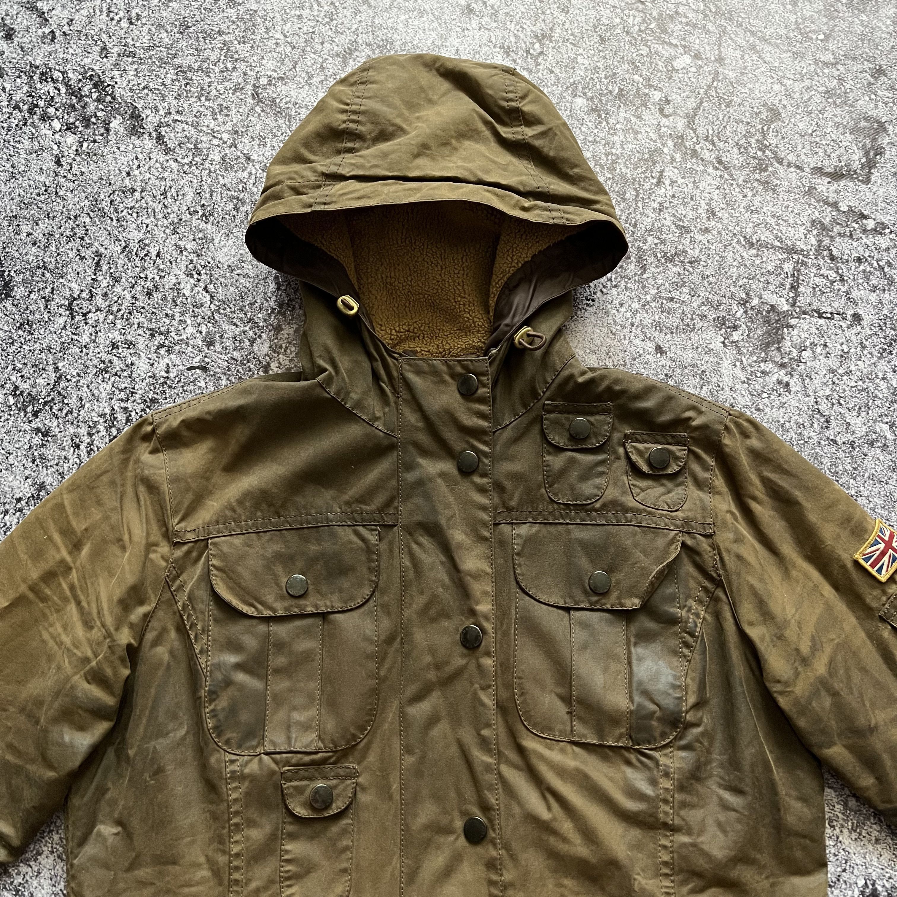 Barbour Barbour Winter Force Parka Waxed Size UK 10 USA 6 EURO 36 Size M / US 6-8 / IT 42-44 - 4 Thumbnail
