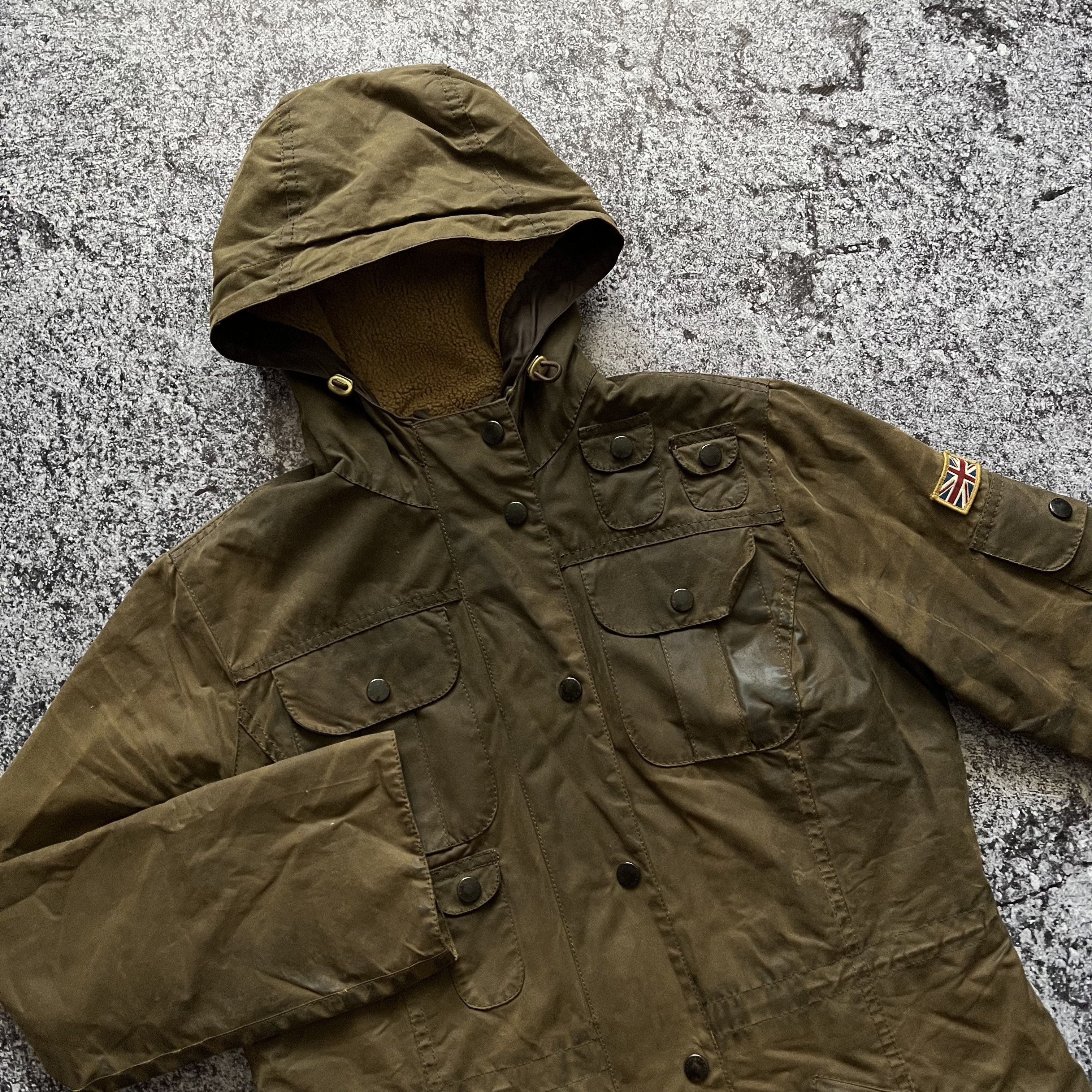 Barbour Barbour Winter Force Parka Waxed Size UK 10 USA 6 EURO 36 Size M / US 6-8 / IT 42-44 - 3 Thumbnail