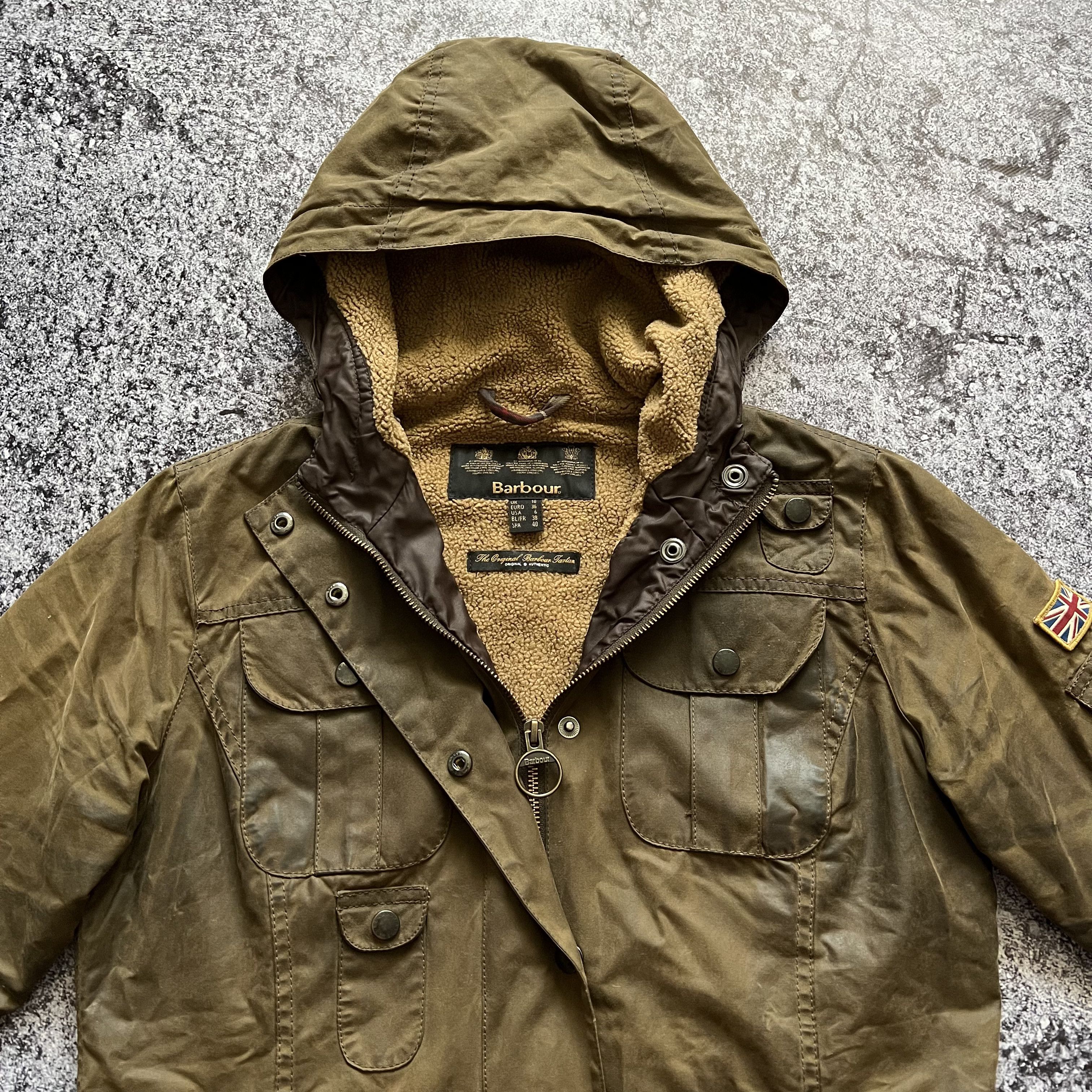 Barbour Barbour Winter Force Parka Waxed Size UK 10 USA 6 EURO 36 Size M / US 6-8 / IT 42-44 - 5 Thumbnail
