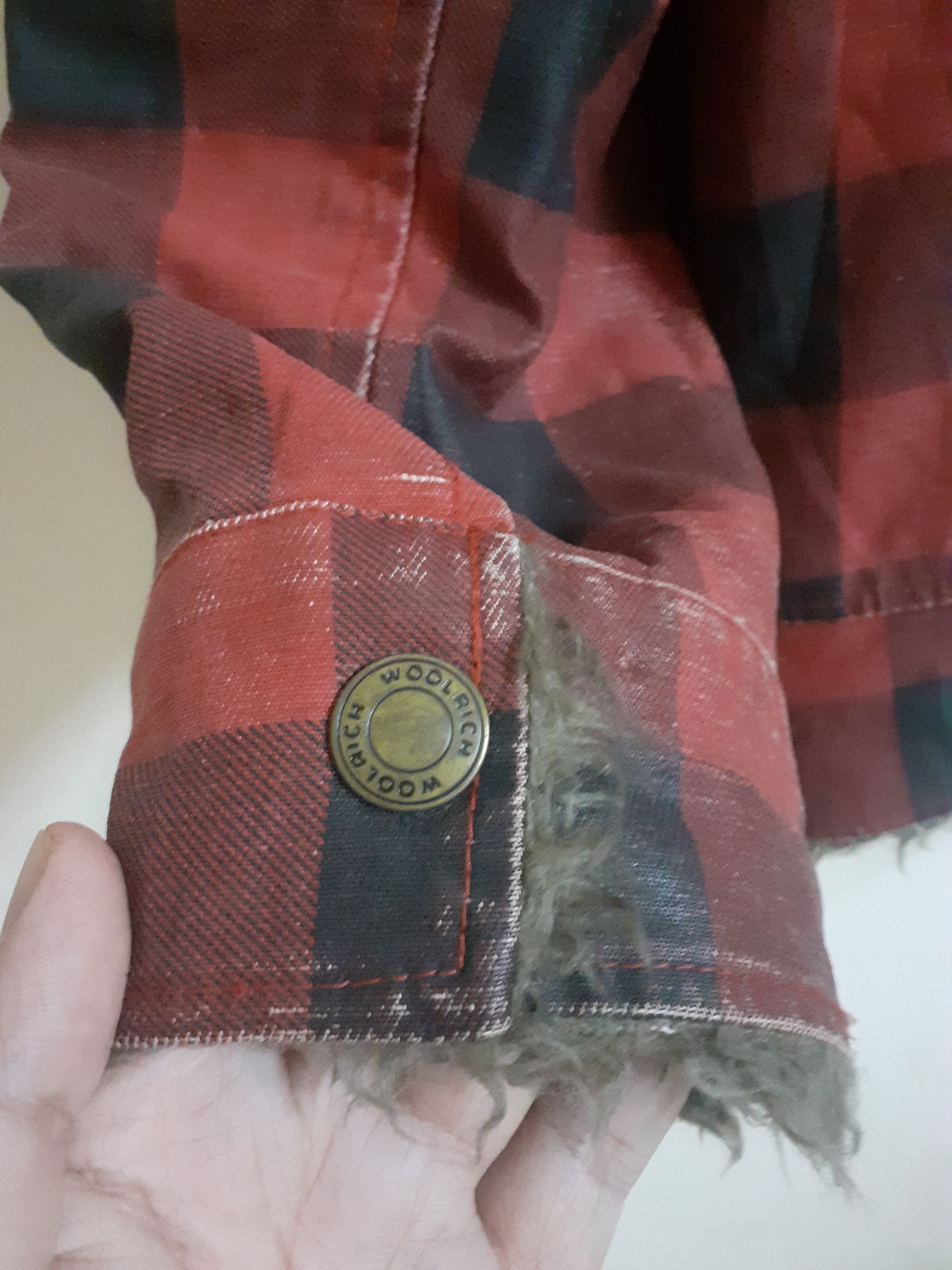 Vintage × Woolrich Woolen Mills Very Nice Woolrich Flannel Sherpa Jacket Size US XL / EU 56 / 4 - 3 Thumbnail
