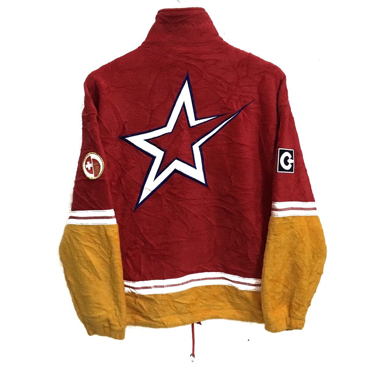Goldwin × Vintage Vintage GOLDWIN Suisse Ski Team Fleece Half Zipper Pullover Size US L / EU 52-54 / 3 - 2 Thumbnail