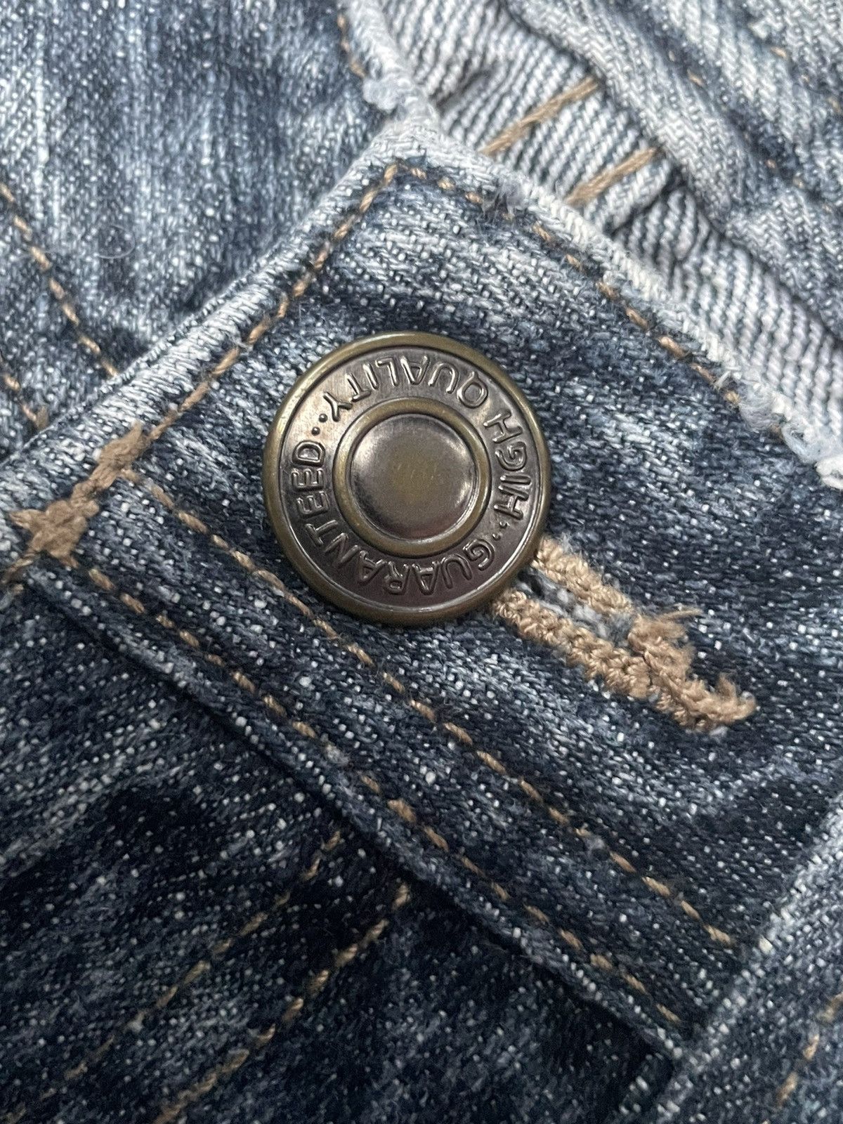 Japanese Brand Japanese Tzpa CH Inspired Distresed Denim Size US 31 - 14 Thumbnail