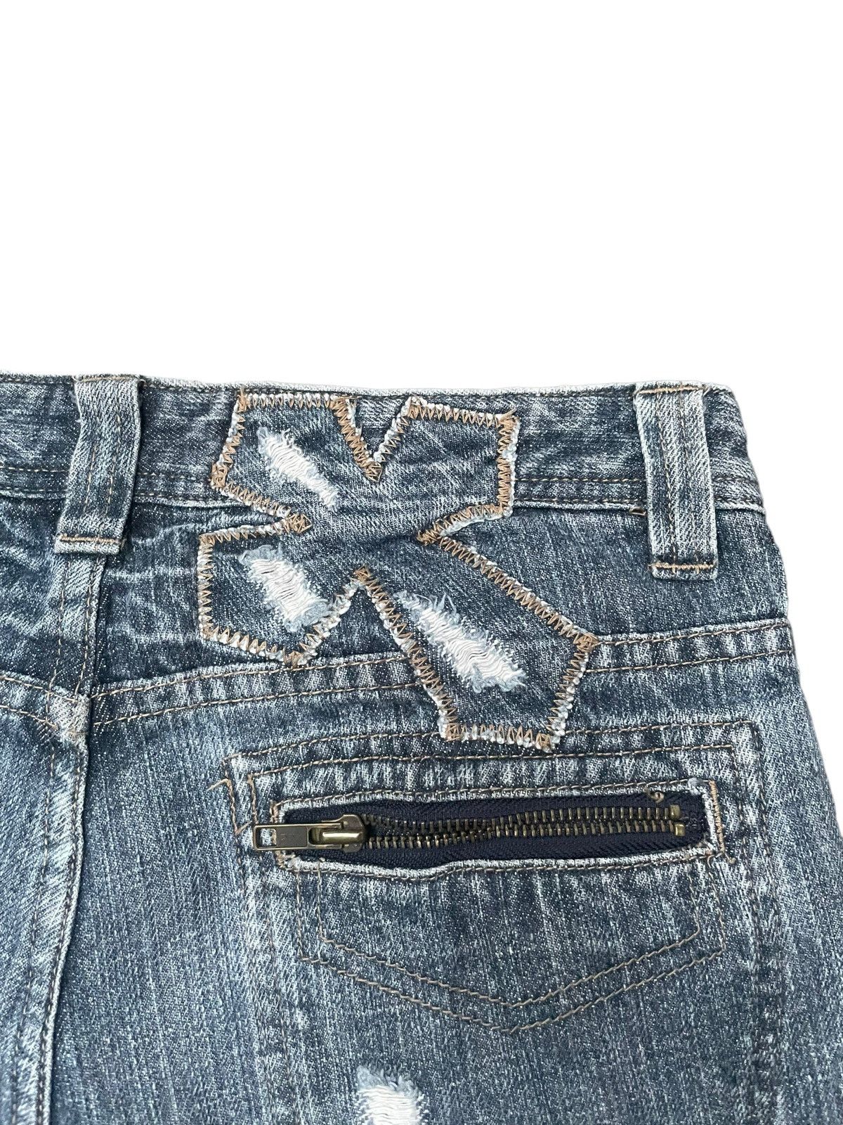 Japanese Brand Japanese Tzpa CH Inspired Distresed Denim Size US 31 - 12 Thumbnail