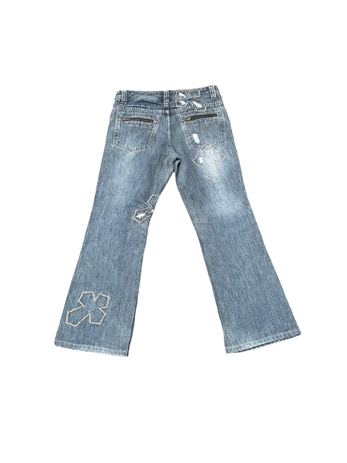 Japanese Brand Japanese Tzpa CH Inspired Distresed Denim Size US 31 - 8 Thumbnail
