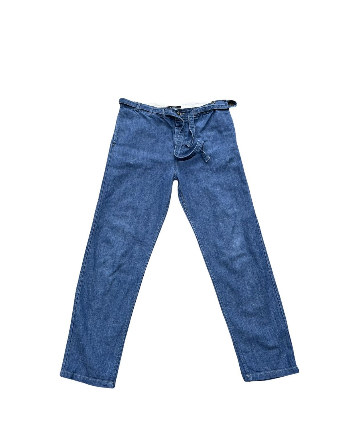 Japanese Brand × Johnbull × Vintage Vintage Johnbull Navy Trousser Size US 33 - 1 Thumbnail