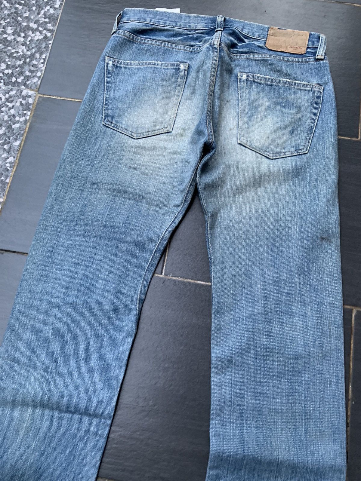 Japanese Brand Medio Quadro Distressed Denim Size US 32 / EU 48 - 13 Thumbnail