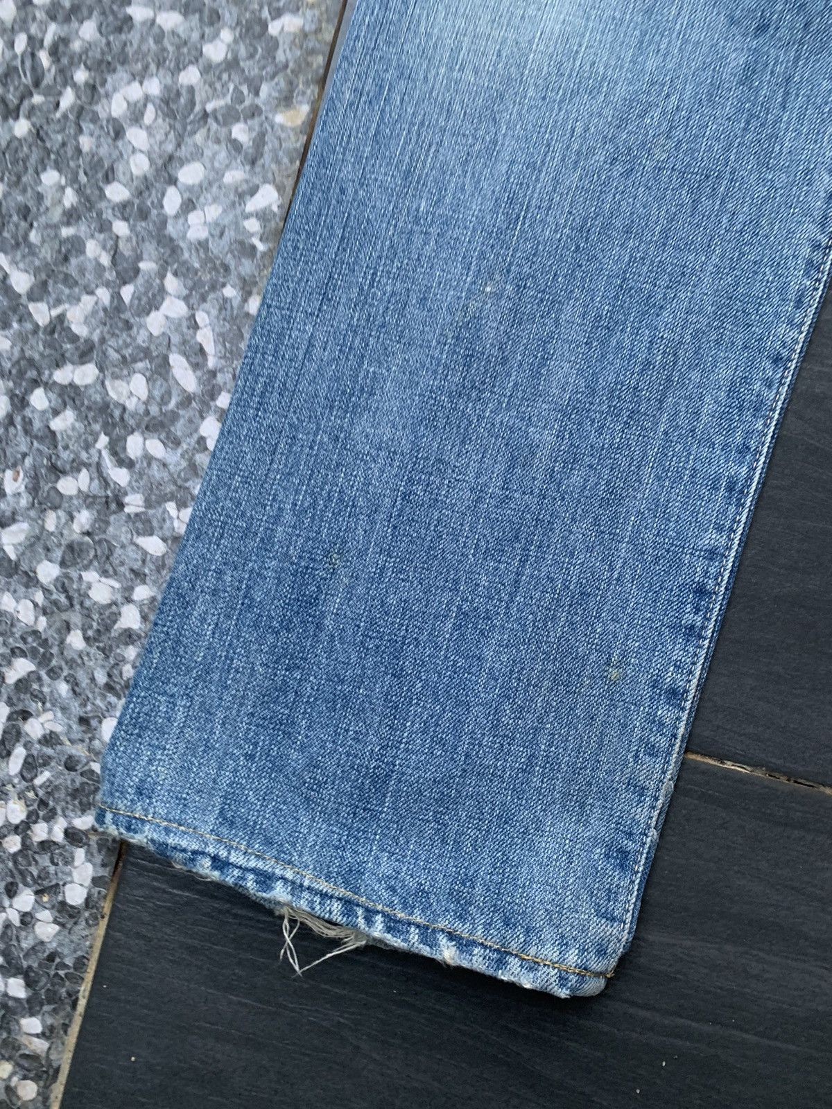 Japanese Brand Medio Quadro Distressed Denim Size US 32 / EU 48 - 2 Thumbnail
