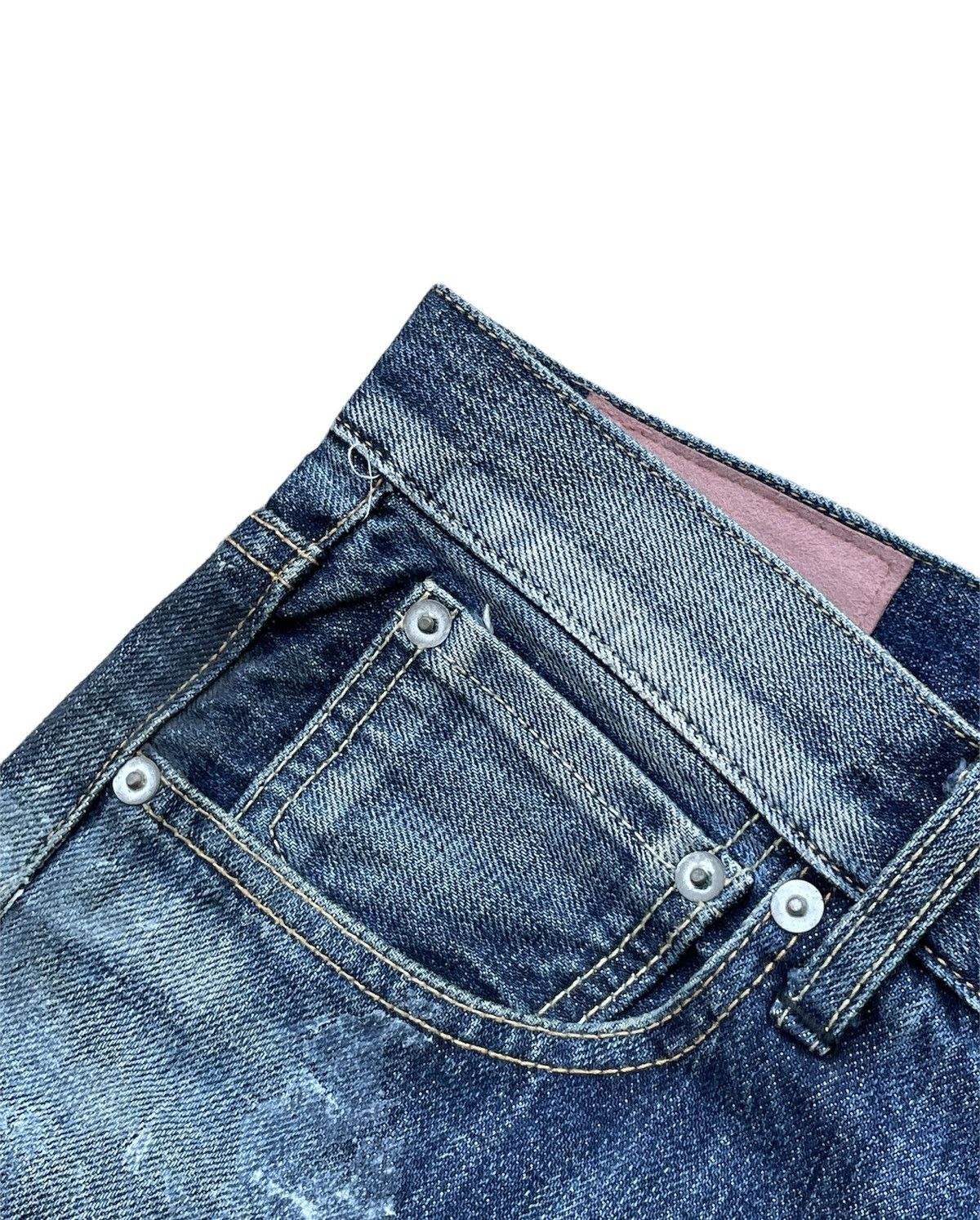 FDMTL × Japanese Brand × Vintage Fundamental Clothing Japan Aging Wash Denim Size US 34 / EU 50 - 12 Thumbnail