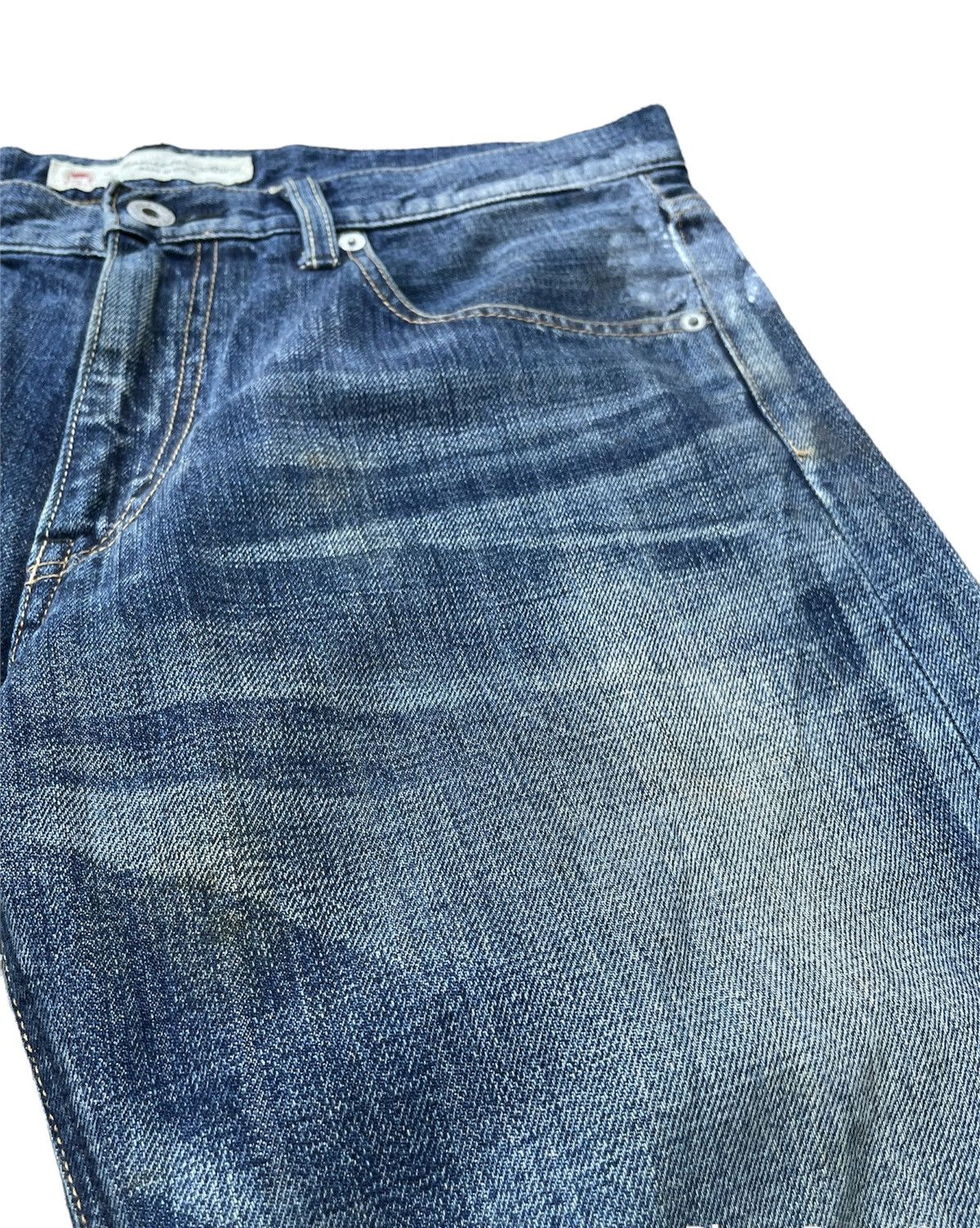 FDMTL × Japanese Brand × Vintage Fundamental Clothing Japan Aging Wash Denim Size US 34 / EU 50 - 8 Thumbnail