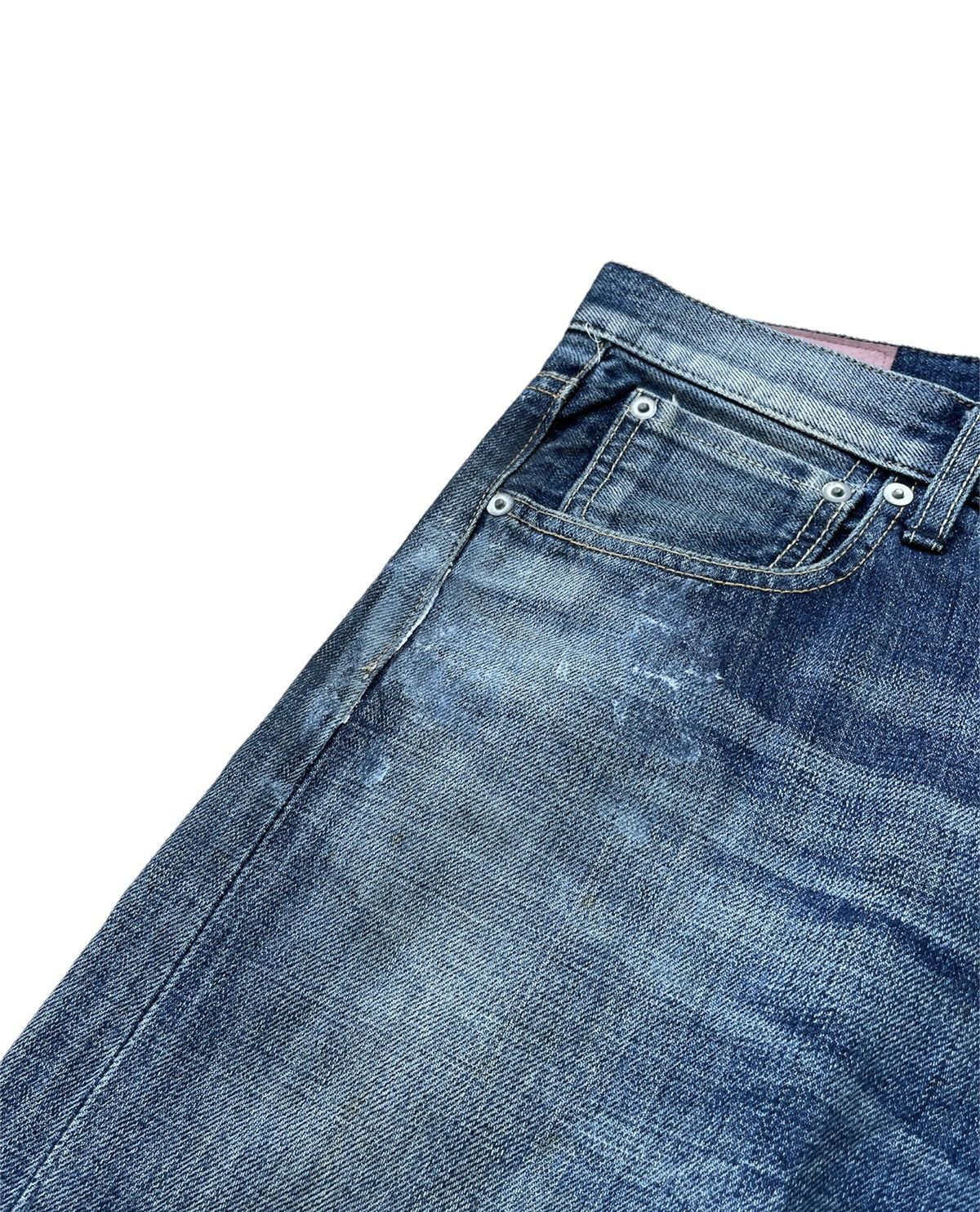 FDMTL × Japanese Brand × Vintage Fundamental Clothing Japan Aging Wash Denim Size US 34 / EU 50 - 9 Thumbnail