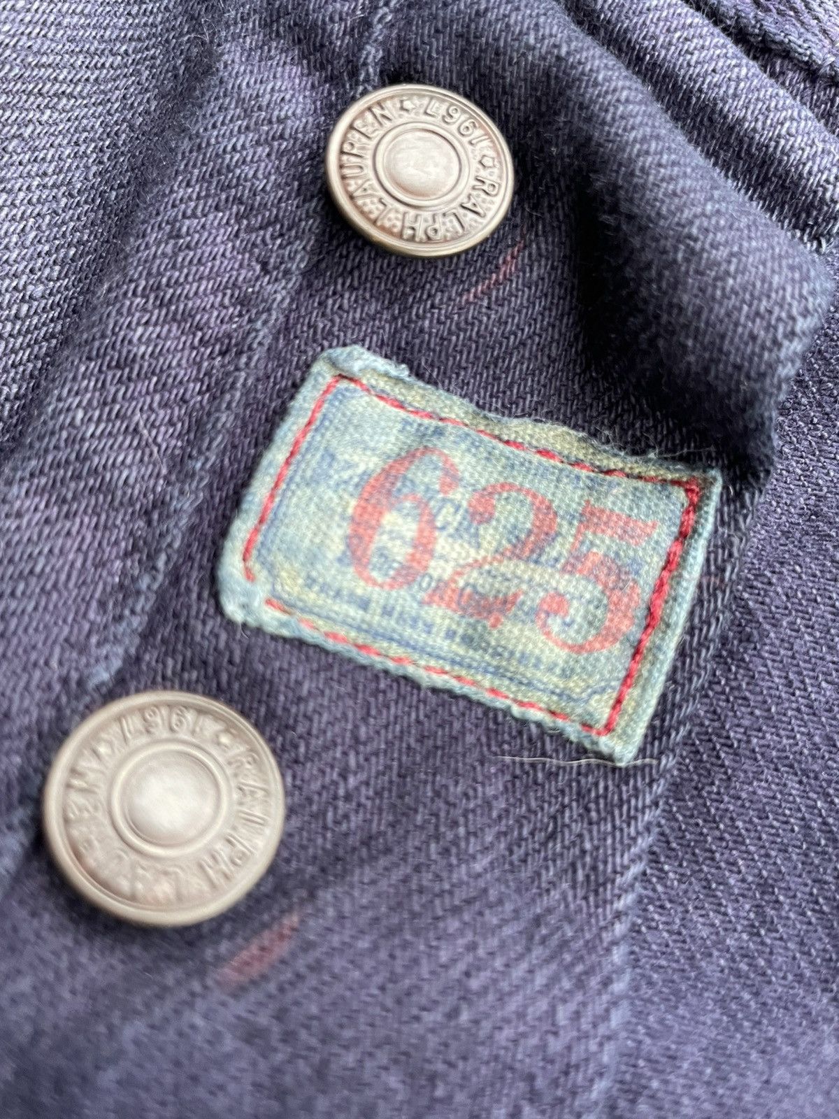 Designer Polo Ralph Lauren Vintage Purple Wash Denim Size US 40 / EU 56 - 18 Thumbnail