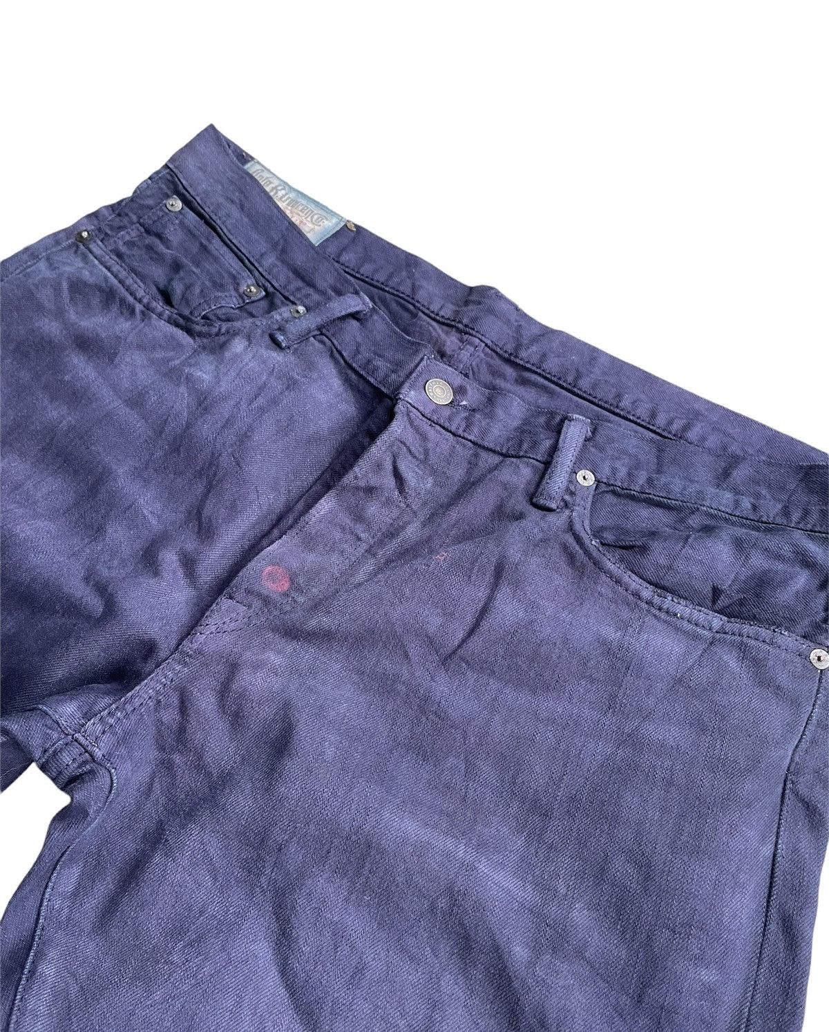 Designer Polo Ralph Lauren Vintage Purple Wash Denim Size US 40 / EU 56 - 5 Thumbnail