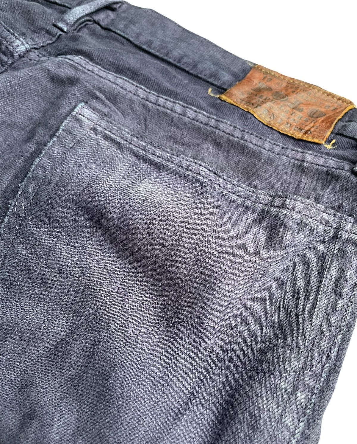 Designer Polo Ralph Lauren Vintage Purple Wash Denim Size US 40 / EU 56 - 12 Thumbnail