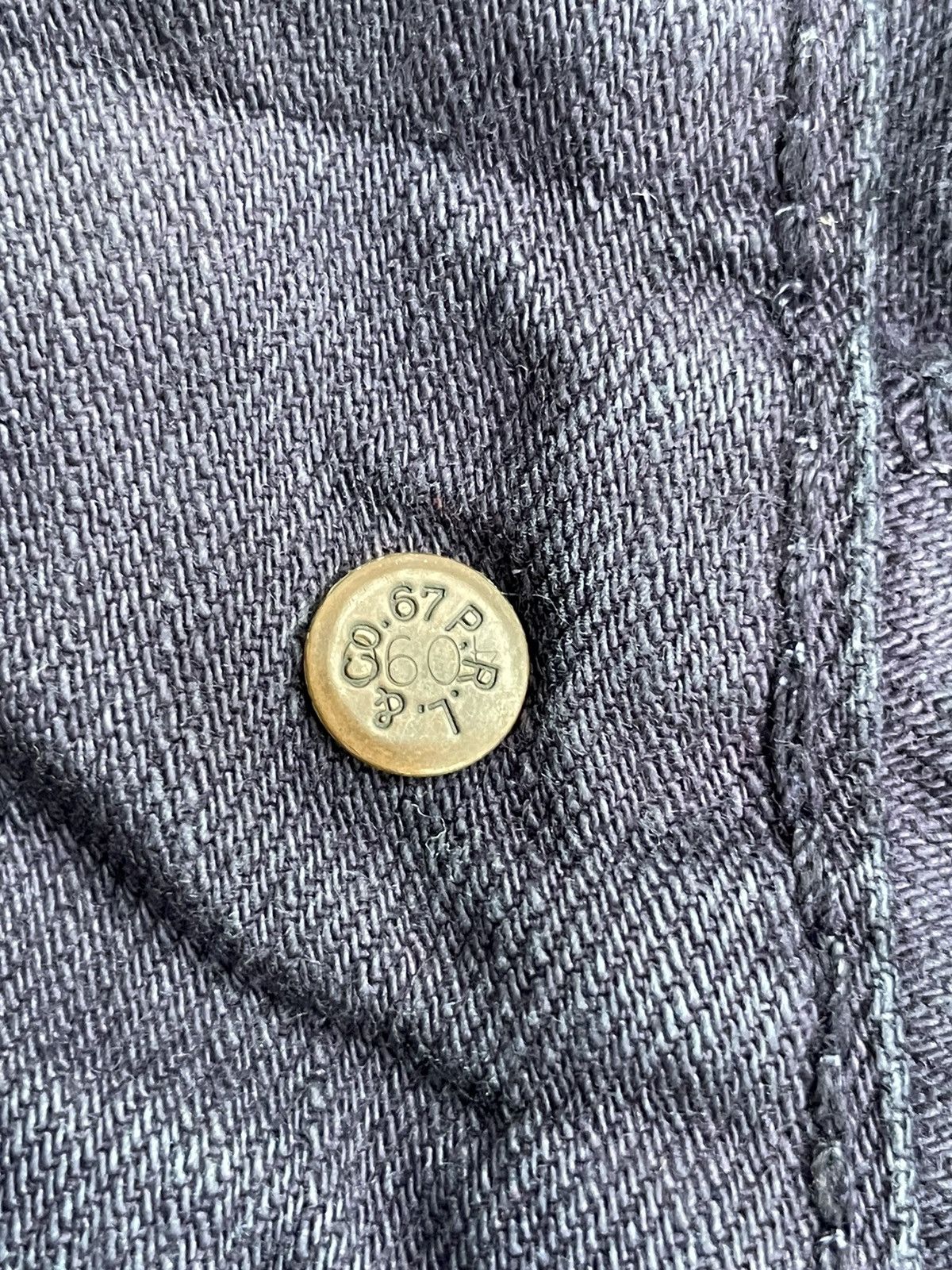 Designer Polo Ralph Lauren Vintage Purple Wash Denim Size US 40 / EU 56 - 17 Thumbnail