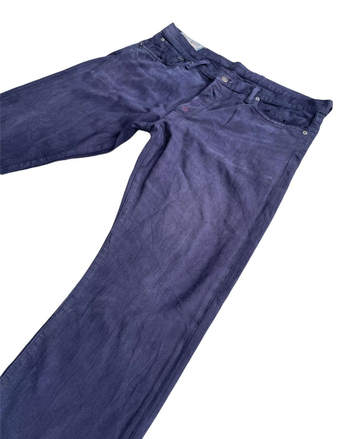 Designer Polo Ralph Lauren Vintage Purple Wash Denim Size US 40 / EU 56 - 3 Thumbnail