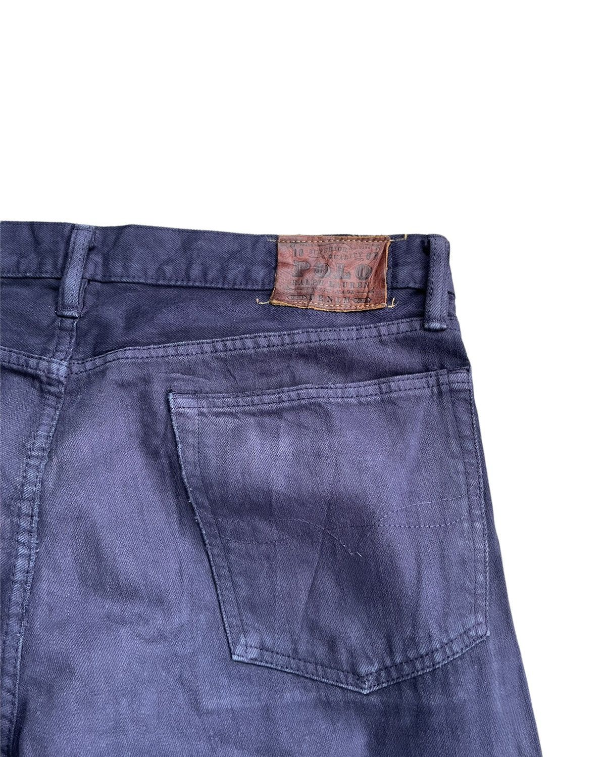 Designer Polo Ralph Lauren Vintage Purple Wash Denim Size US 40 / EU 56 - 11 Thumbnail