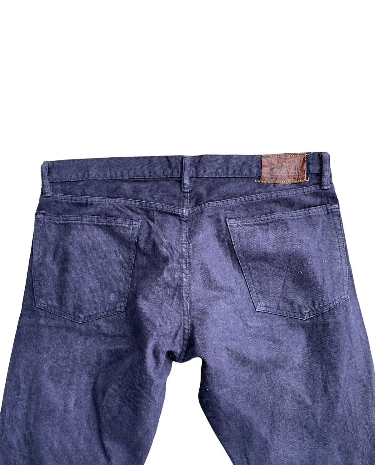 Designer Polo Ralph Lauren Vintage Purple Wash Denim Size US 40 / EU 56 - 10 Thumbnail