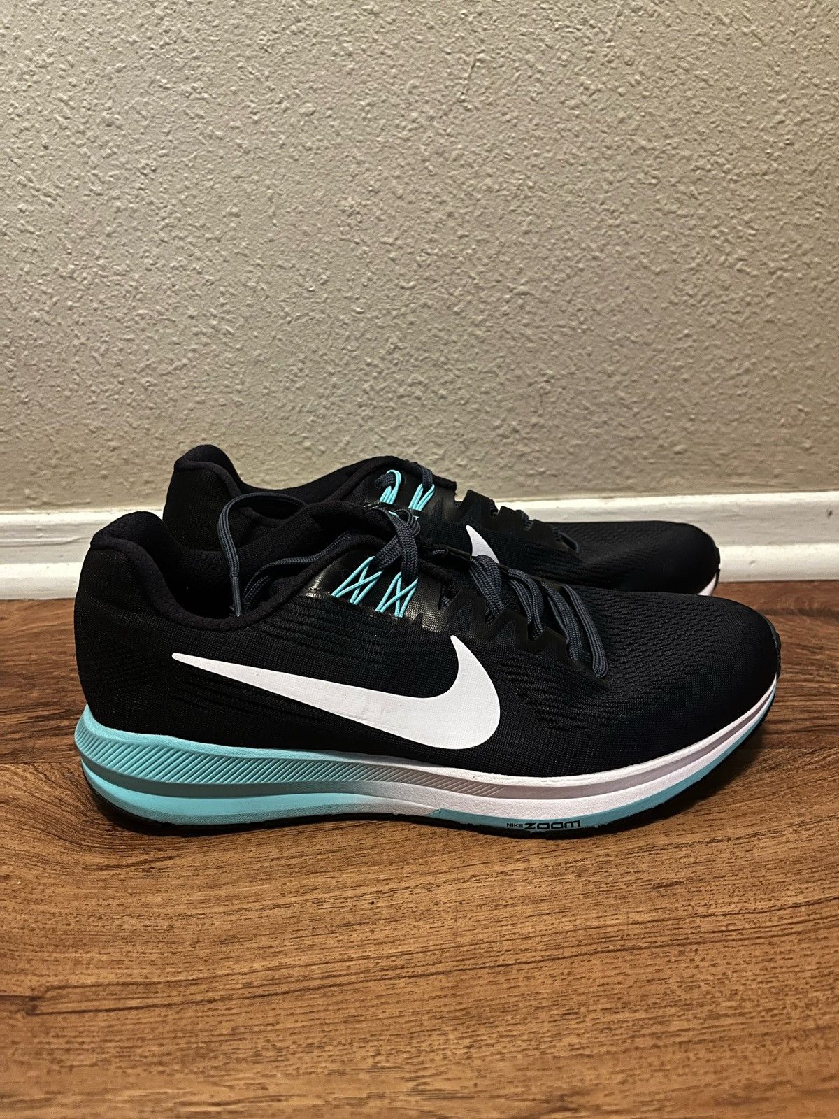 Nike Air Zoom Structure 21 Black Thunder Blue Sample (Women)