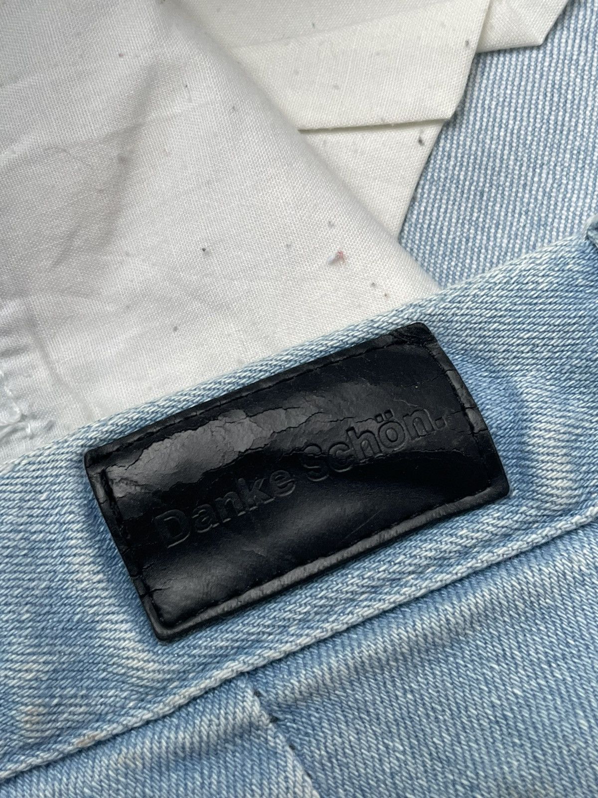 Designer Danke Schon Distresed Denim Size US 33 - 11 Thumbnail