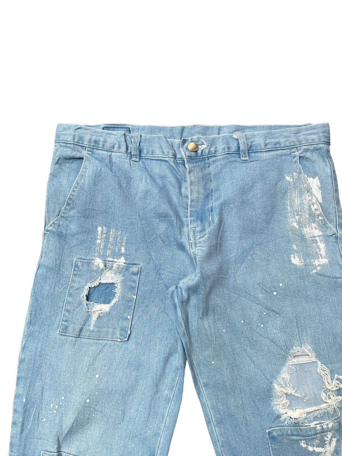 Designer Danke Schon Distresed Denim Size US 33 - 6 Thumbnail